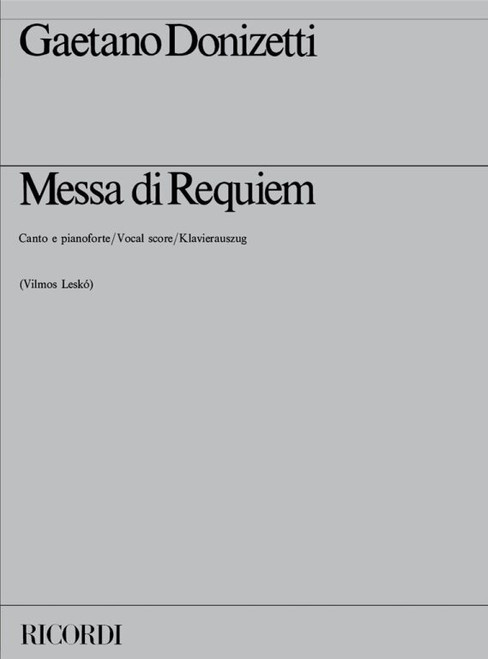 Donizetti, Gaetano: MESSA DI REQUIEM / Ricordi