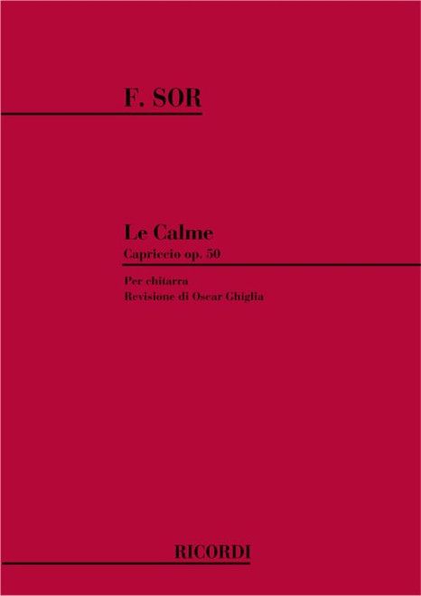 Sor, Fernando: CALME CAPRICCIO OP.50 / Ricordi / 1989