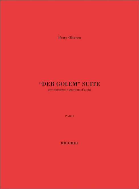 Olivero, Betty: Der Golem 'Suite' / Parti / parts / Ricordi / 2003