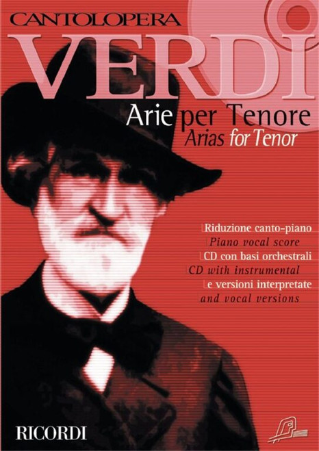 Verdi, Giuseppe: CANTOLOPERA: ARIE PER TENORE / Includes CD with instrumental & vocal versions / Sheet music and CD / Ricordi