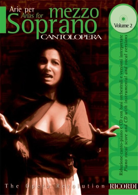 CANTOLOPERA: ARIE PER MEZZOSOPRANO, Vol. 2. / Includes CD with instrumental & vocal versions / Sheet music and CD / Ricordi