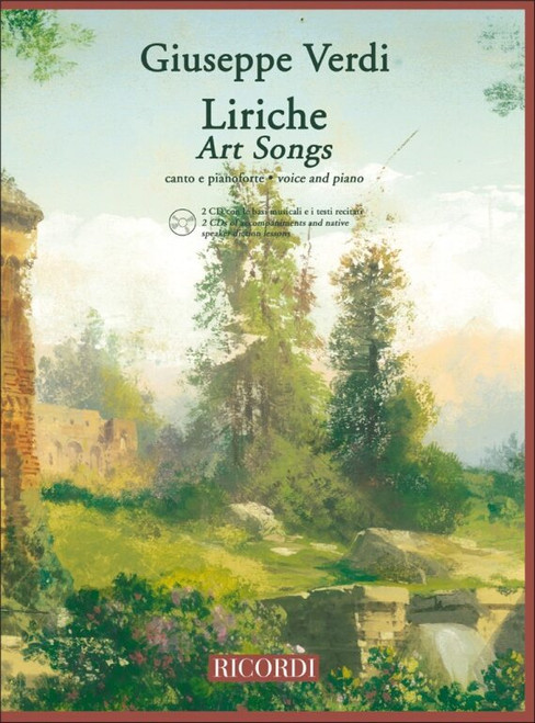 Verdi, Giuseppe: Liriche Art Songs / voice and piano + 2CD / Sheet music and CD / Ricordi