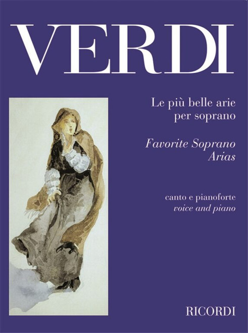 Verdi, Giuseppe: Favorite Soprano Arias - voice and piano / Ricordi