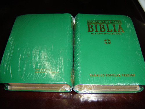 GREEN Tagalog Bible with Deuterocanonical Books / Magandang Balita Biblia / Tagalog Popular Version TPV