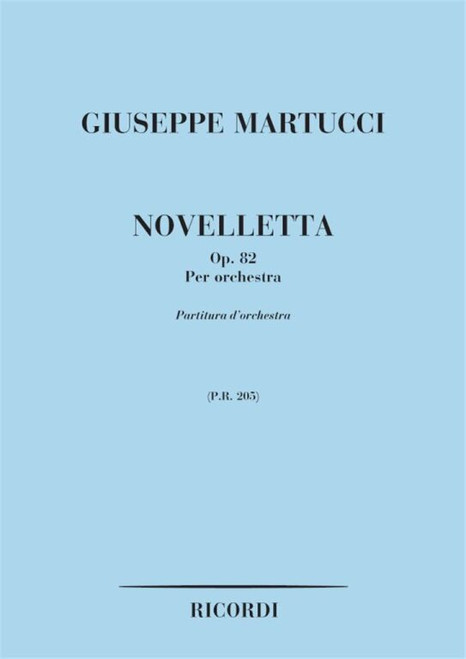 Martucci, Giuseppe: NOVELLETTA OP.82 / Ricordi / 1984