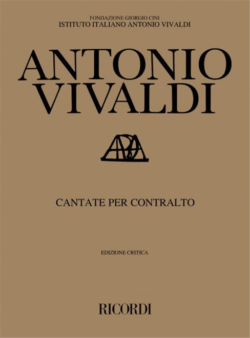 Vivaldi, Antonio: CANTATE PER CONTRALTO. EDIZIONE CRITICA / Ricordi / 1997