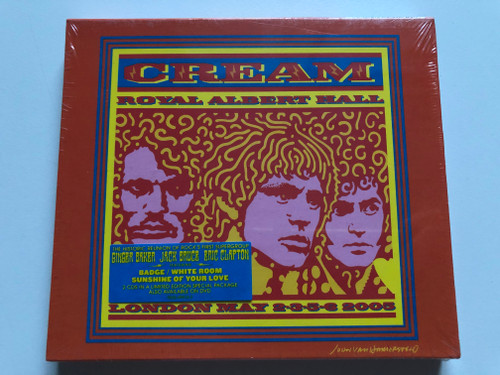 Cream – Royal Albert Hall London May 2-3-5-6 2005  Reprise Records CD Audio 2005 (093624941620