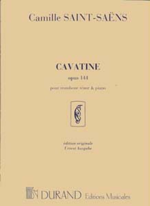 Saint-Saëns, Camille: CAVATINE OP 144 TRB/PIANO / Durand