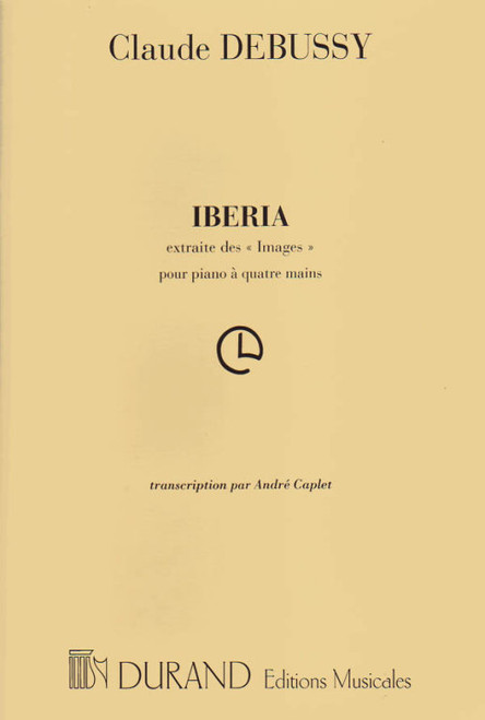 Debussy, Claude: Ibéria / Extrait no. 2 de 'Images' , 3e série, transcription pour piano a 4 mains par André Caplet / Durand