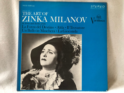 Zinka Milanov – The Art Of Zinka Milanov / 	RCA Victrola / 1968 LP VINYL VICS-1336