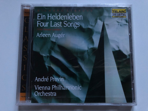 Richard Strauss: Ein Heldenleben = Four Last Songs - Arleen Augér / André Previn, Vienna Philharmonic Orchestra / Telarc Audio CD 1989 / CD-80180