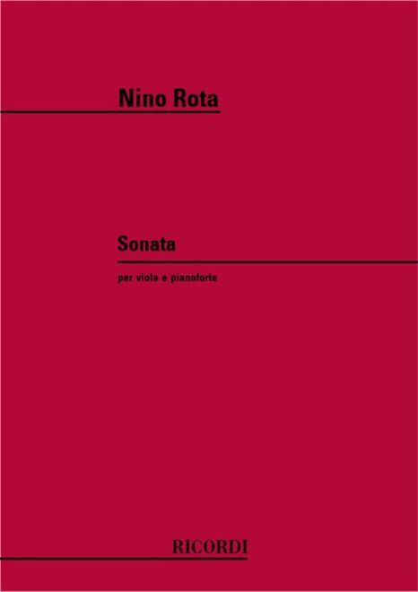 Rota, Nino: Sonata per viola e pianoforte / Ricordi Americana / 1983