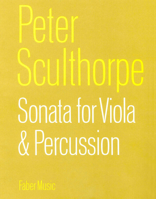 Sculthorpe, Peter: Sonata for viola and percussion / Faber Music