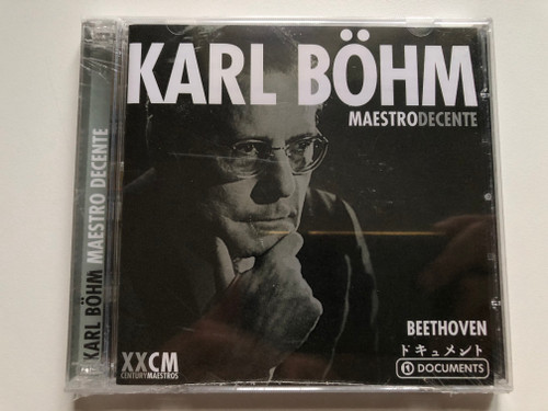 Karl Böhm, Beethoven – Maestro Decente / XXCM Century Maestros / Documents 2x Audio CD 2002 / 220824-303