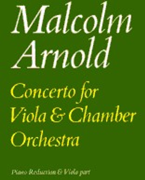 Arnold, Malcolm: Concerto for Viola (viola and piano) / Faber Music