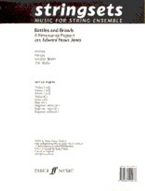 Huws Jones, Edward: Battles and Brawls. Stringsets (parts) /  Faber Music