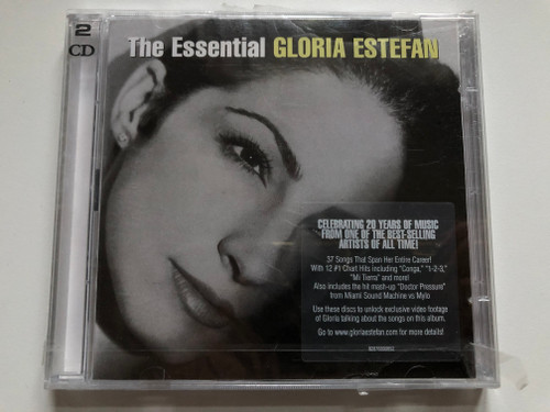 The Essential Gloria Estefan / Celebrating 20 Years Of Music From One Of The Best-Selling Artists Of All Time! / 37 Songs That Span Her Entire Carrer! With 12 #1 Chart Hits including ''Conga'', ''1-2-3'', ''Mi Tierra'' / Epic 2x Audio CD 2006 / 82876890852