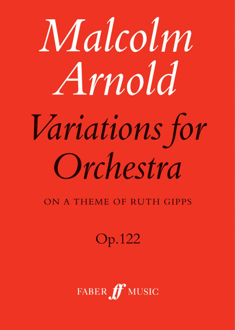 Arnold, Malcolm: Variations for Orchestra (score) / Faber Music