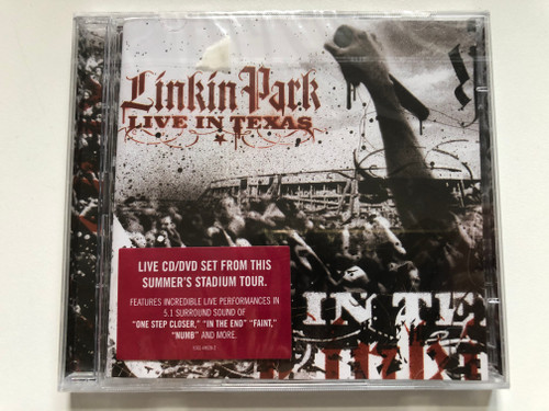 Linkin Park – Live In Texas / Live CD/DVD Set From This Summer's Stadium Tour / Features Incredible Live Performances In 5.1 Surround Sound Of ''One Step Closer'', ''In The End'' / Machine Shop Recordings Audio CD + DVD 2003 / 9362-48628-2 (093624862826)