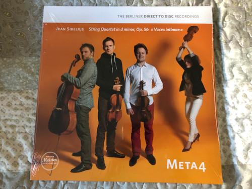 Jean Sibelius - Meta4 - String Quartet In D Minor, Op. 56 »Voces Intimae« / The Berliner Direct To Disc Recordings / Berliner Meister Schallplatten LP 2013 / BMS 1309 V (BMS 1309 V)