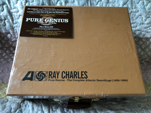 Ray Charles – Pure Genius - The Complete Atlantic Recordings (1952-1959) / Ray Charles' Historic 1952 - 1959 Atlantic Records Repertoire 155 Tracks / Rhino Entertainment Company 7x Audio CD + DVD Video CD 2005 Box Set / R2 74731 