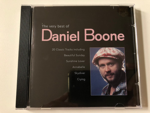 The Very Best Of Daniel Boone - 20 Classic Tracks including: Beautiful Sunday, Sunshine Lover, Annabelle, Skydiver, Crying / Music Club Audio CD 1996 / MCCD 247
