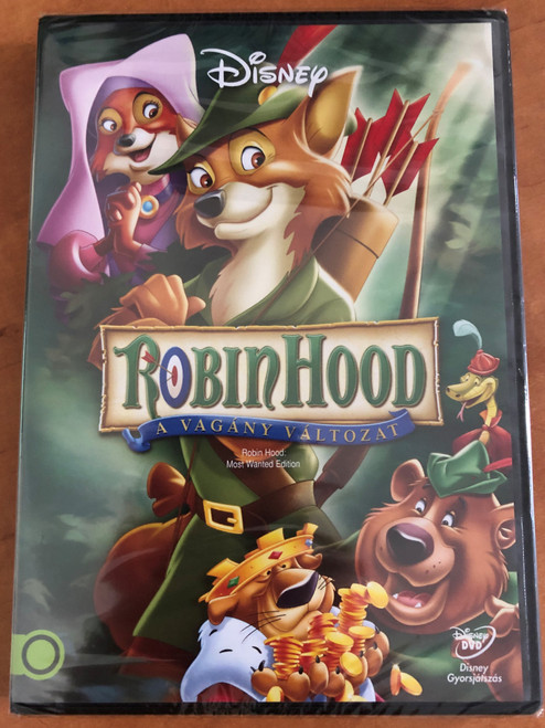 Robin Hood: Most Wanted Edition DVD 2016 Robin Hood a vagány változat / Directed by Wolfgang Reitherman / Starring: Roger Miller, Peter Ustinov, Terry-Thomas, Brian Bedford, Monica Evans (5996514015133)
