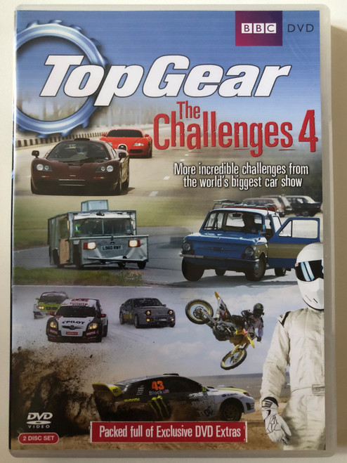 Top Gear: The Challenges 4 / More incredible challenges from the world's biggest car show / Packed full of Exclusive DVD Extras / BBC 2x DVD Video CD 2010 / BBCDVD3193