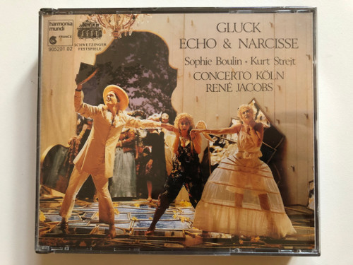 Gluck: Echo & Narcisse - Sophie Boulin, Kurt Streit, Concerto Köln, René Jacobs / Harmonia Mundi 2x Audio CD 1987 / HMC 905201.02