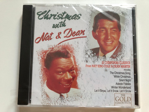Christmas With Nat & Dean - 22 Christmas Classics From Nat King Cole & Dean Martin / Including: The Christmas Song, White Christmas, Silent Night, Adeste Fideles, Winter Wonderland / EMI Gold Audio CD Mono / 724382108122