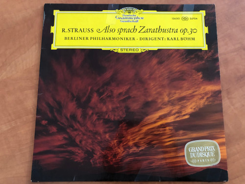 R. Strauss: Also Sprach Zarathustra, Op. 30 - Berliner Philharmoniker, Dirigent: Karl Böhm / Deutsche Grammophon LP Stereo / 136 001 SLPEM 