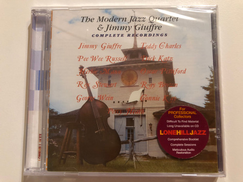 The Modern Jazz Quartet & Jimmy Giuffre – Complete Recordings / Jimmy Giuffre, Teddy Charles, Pee Wee Russell, Dick Katz, Herbie Mann, Oscar Pettiford, Rex Stewart, Ray Brown, George Wein / Lone Hill Jazz Audio CD 2005 / LHJ10203