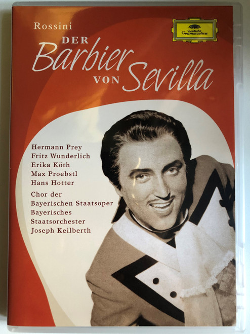 Rossini - Der Barbier von Sevilla / Il Barbiere di Siviglia/The Barber of Seville / DVD / Actors: Fritz Wunderlich, Hermann Prey / Directors: Joseph Keilberth (044007341162)