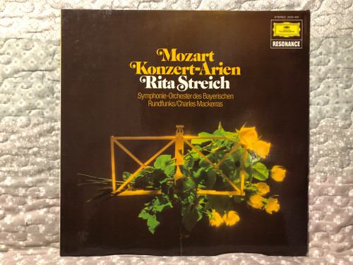 Mozart: Konzert-Arien - Rita Streich / Symphonie-Orchester Des Bayerischen Rundfunks, Charles Mackerras / Deutsche Grammophon LP Stereo 1981 / 2535 465