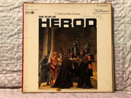 The Play Of Herod (A Medieval Musical Drama) - As Presented At The Cloisters, The Metropolitan Museum Of Art, New York / Decca 2x LP, Box Set, Stereo / DXSA 7187 
