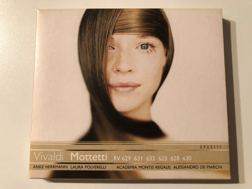 Vivaldi: Mottetti RV 629, 631, 633, 623, 628, 630 - Anke Herrmann, Laura Polverelli, Academia Montis Regalis Alessandro De Marchi / Opus111 Audio CD / OP 30340 (709861303403)