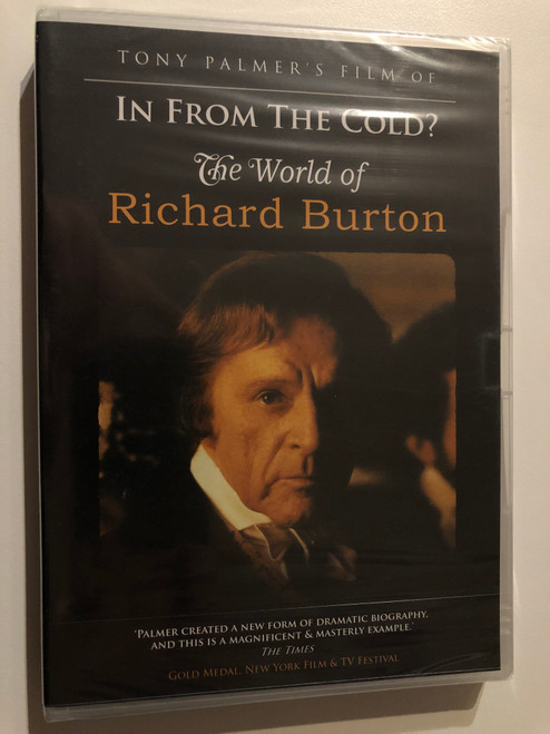 In From The Cold: The World of Richard Burton / Tony Palmer's Film / Isolde Films 2010 / Executive Producer DVD Rob Ayling / Package Design by Mark Wilkinson / 2010 DVD (604388704101)