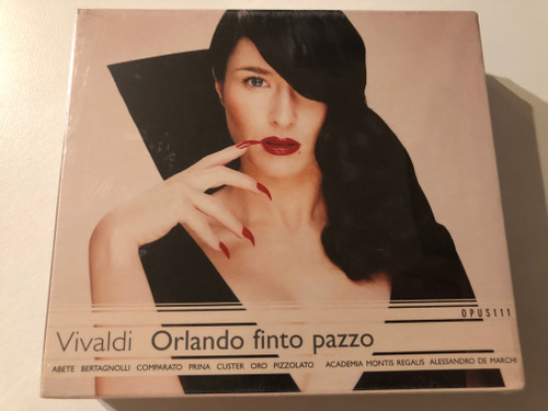 Vivaldi: Orlando Finto Pazzo - Abete, Bertagnolli, Comparato, Prina, Custer, Oro, Pizzolato, Academia Montis Regalis, Alessandro De Marchi / Opus 111 3x Audio CD / OP 30392