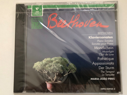 Beethoven: Piano Sonatas - Mondschein = Moonlight; Pathétique; Appassionata; Der Sturm = The Tempest - Maria-João Pires / Collection Bonsaï / Erato Audio CD / 2292-45924-2