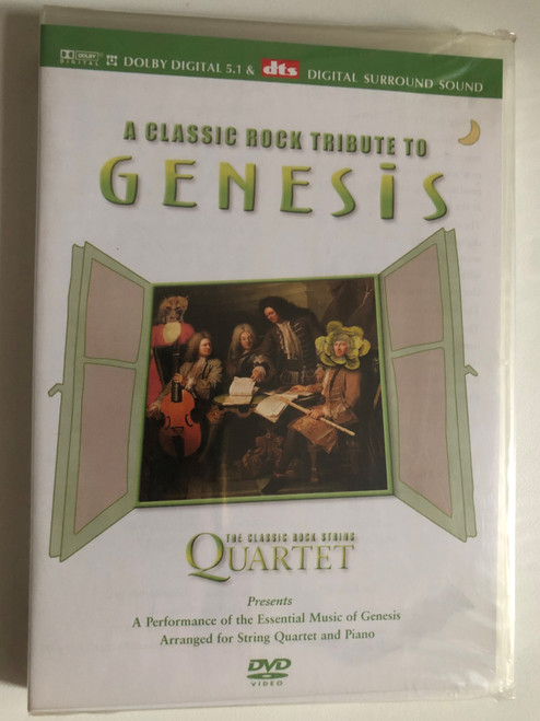 A Classic Rock Tribute To Genesis - The Classic Rock String Quartet presents A Performance of the Essential Music of Genesis, Arranged for String Quartet and Piano / Ragnarock Ltd DVD 2003 / DVDL029D