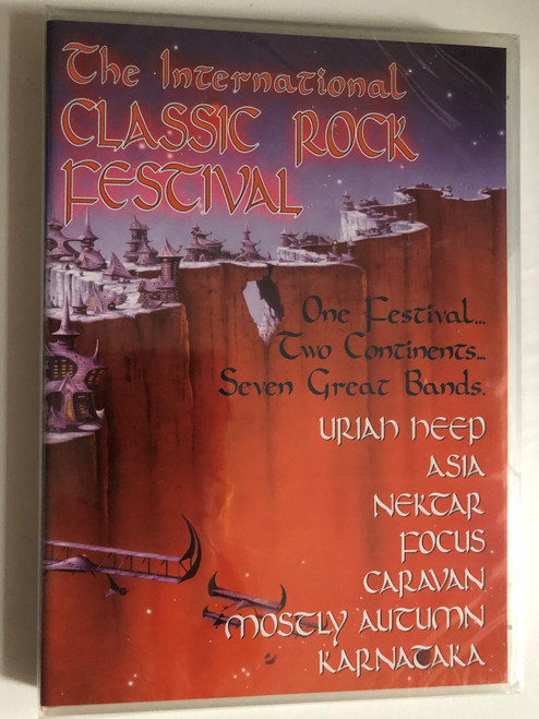 The International Classic Rock Festival / One Festival, Two Continents, Seven Great Bands. / Uriah Heep; Asia; Nektar; Focus; Caravan; Mostly Autumn; Karnataka / Magna Pacific DVD Video CD 2003 / CRL1110 PAL