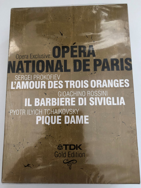 Opera Exclusive: Opera National de Paris / Sergei Prokofiev, Gioachino Rossini, Pyotr Ilyich Tchaikovsky / TDK Gold Editon / 2009 DVDs (807280800890)