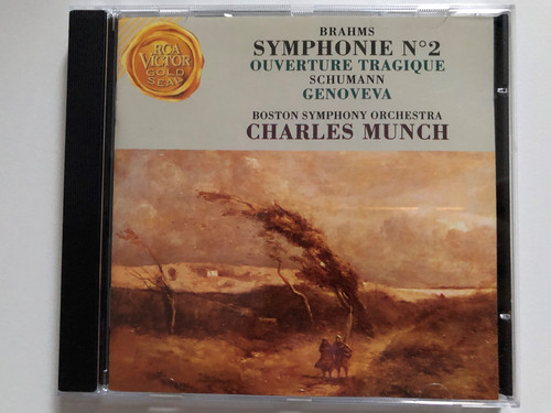 Brahms - Symphonie No. 2, Ouverture Tragique; Schumann - Genoveva / Boston Symphony Orchestra, Charles Munch / BMG Music Audio CD 1991 / GD60682