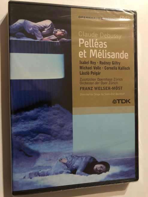 Claude Debussy - Pelleas et Melisande / Isabel Rey, Rodney Gilfry, Michael Volle, Laszlo Polgar, Cornelia Kallisch, Franz Welser-Most / Orcheter der Oper Zurich Zusatzhcor Opernhaus Zurich / 2006 DVD (824121001629)