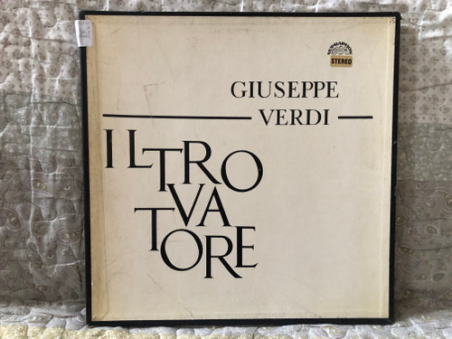 Giuseppe Verdi – Il Trovatore / Supraphon 3x LP, Box Set, Stereo / 1 12 0501/3
