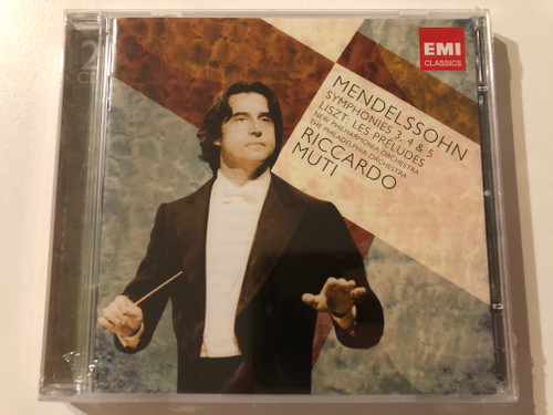 Mendelssohn: Symphonies 3, 4 & 5; Liszt: Les Preludes - New Philharmonia Orchestra, The Philadelphia Orchestra, Riccardo Muti / EMI Classics 2x Audio CD 2011 Stereo / 5099909797222