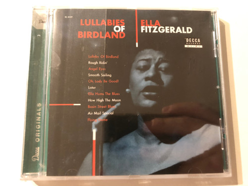 Ella Fitzgerald – Lullabies Of Birdland / Lullabies Of Birdland; Rough Ridin'; Angel Eyes; Smooth Sailing; Oh, Lady Be Good!; Later; Ella Hums The Blues; How High The Moon; Basin Street Blues; Air Mail Special / Verve Records Audio CD / 0602517247659