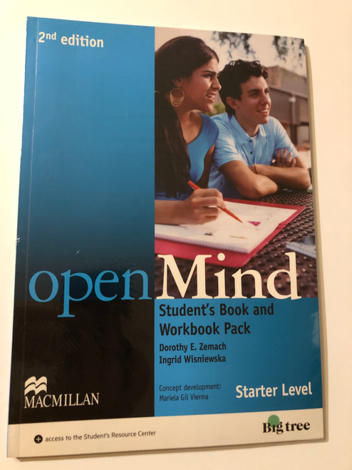 openMind - 2nd Edition  AE Starter Level Student's Book and Workbook Pack  Softcover  Dorothy E. Zemach and Ingrid Wisniewska  Macmillan (9780230474340)