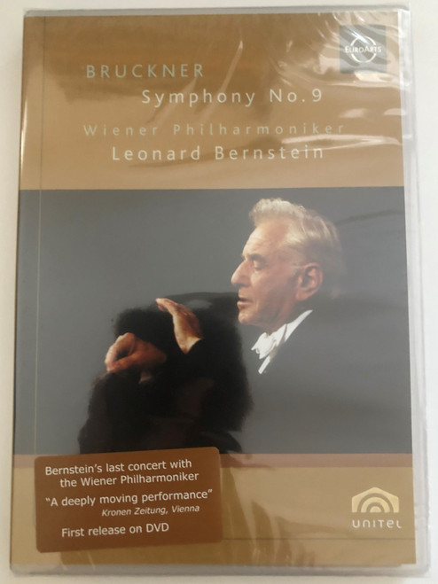 Bruckner Symphony No. 9  Conductor Leonard Bernstein  Wiener Philharmoniker  Directed by Humphry Burton  Recorded at the Grosser Musikvereinssaal, Vienna 26 February - 2 March 1990  DVD (880242720184)