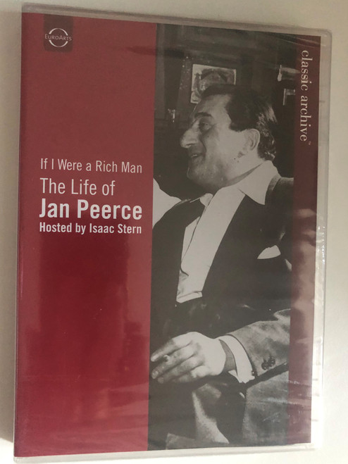 If I Were a Rich Man The Life of Jan Peerce  Hosted by Isaac Stern  Directed by Peter Rosen & Larry Peerce  Produced by Peter Rosen Prod. Inc  DVD (880242583284)